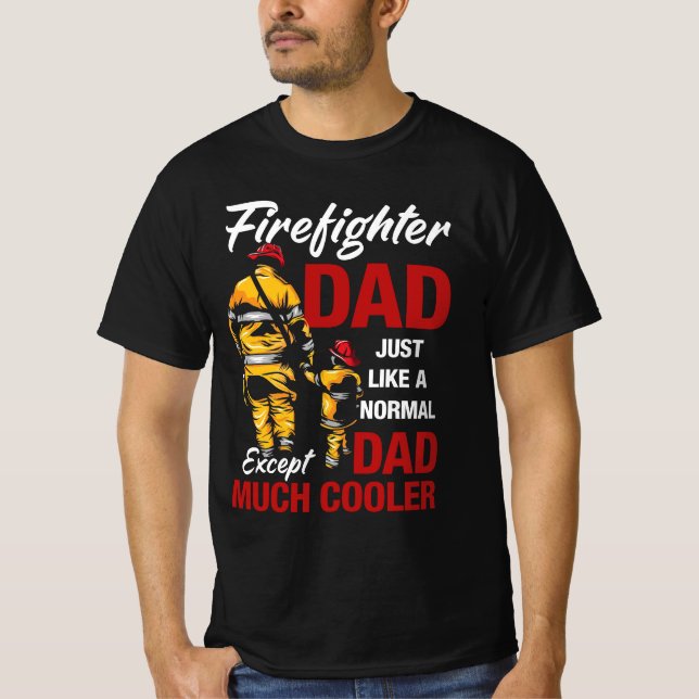 Firefighter Dad T-Shirt (Front)