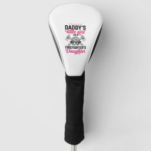 Firefighter Daughter Quote Vector Shirt Design_1 Golf Head Cover
