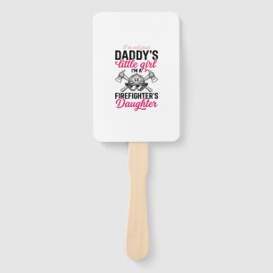 Firefighter Daughter Quote Vector Shirt Design_1 Hand Fan