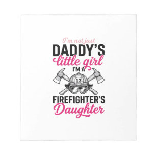 Firefighter Daughter Quote Vector Shirt Design_1 Notepad