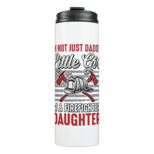Firefighter Daughter Vintage Thermal Tumbler