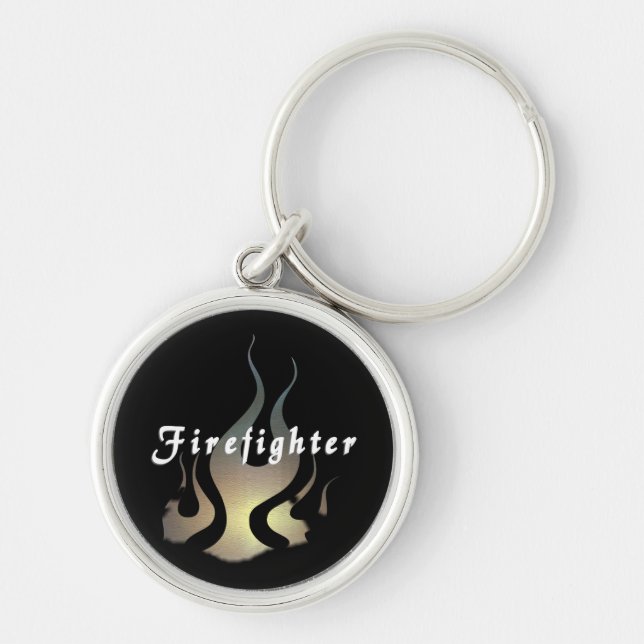 Firefighter Decal Key Ring (Front)