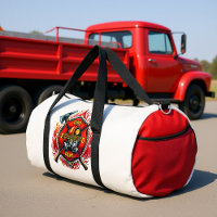 Firefighter Department Axes Emblem