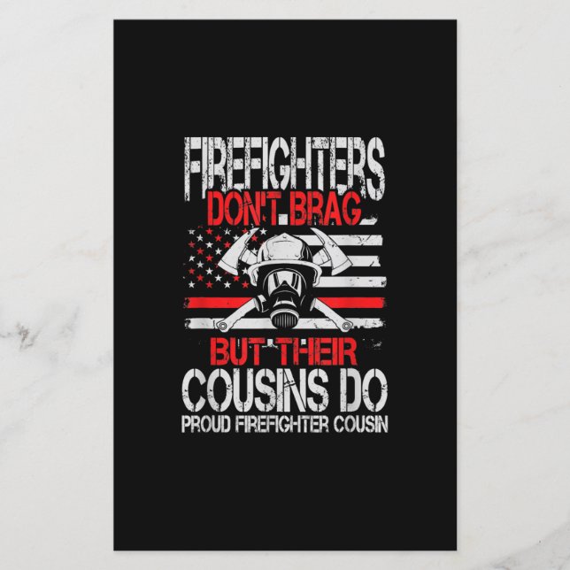 Firefighter Don't Brag But Their Cousins Do Proud (Front)