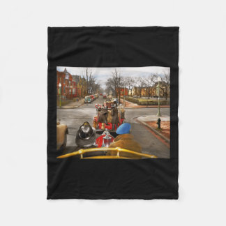 Firefighter - Driving Back To The Station 1943 Sti Fleece Blanket