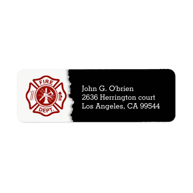 Firefighter Emblem | Return Address (Front)