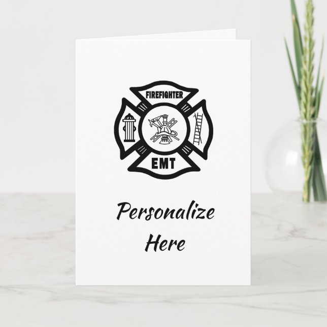Firefighter EMT Card (Front)