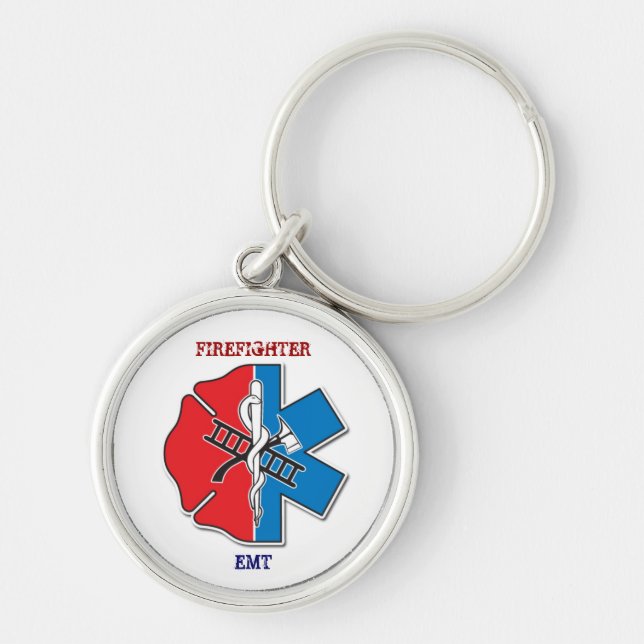 firefighter emt key ring (Front)