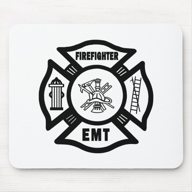 Firefighter EMT Mousepad (Front)