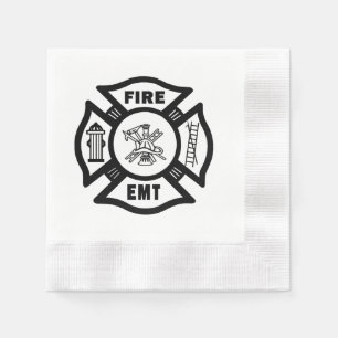 Firefighter EMT Napkin