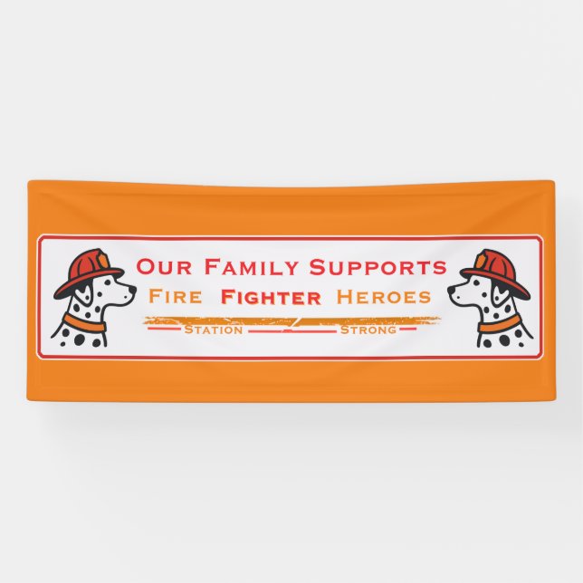 Firefighter Family Banner (Horizontal)