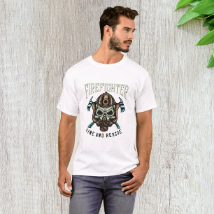Firefighter Fire And Rescue T-Shirt