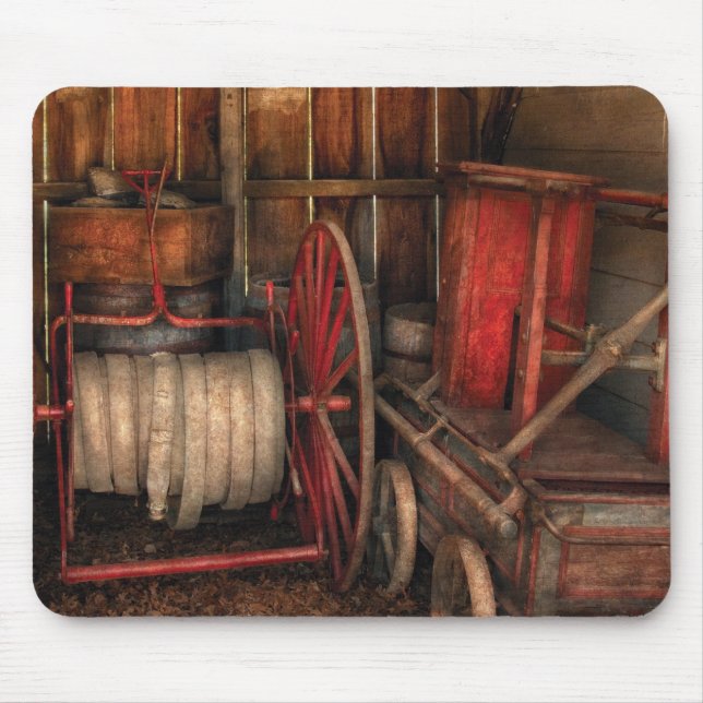 Firefighter - Fire Brigade Mouse Mat (Front)