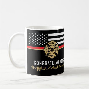 Firefighter Fire Department Academy Graduation Coffee Mug