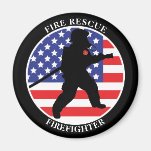Firefighter Fire Rescue Fire Department Magnet