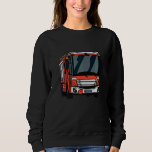 Firefighter Fire Truck Sweatshirt