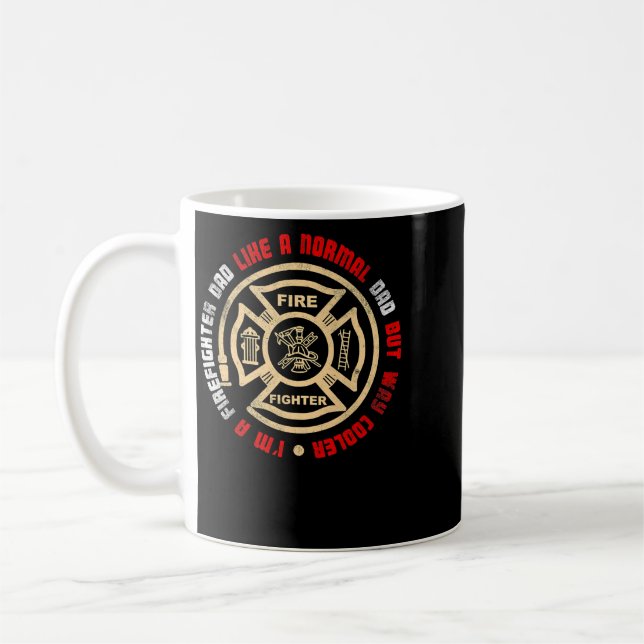 Firefighter Fireman Mens Fireman US Firefighter Da Coffee Mug (Left)