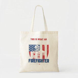 Firefighter Fireman This Is What An Awesome Firefi Tote Bag
