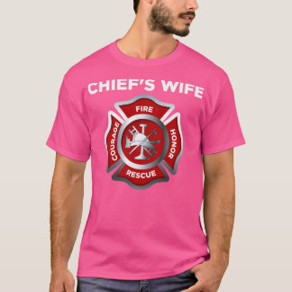Firefighter Firemans Fire Chief Wife Long Sleeve  T-Shirt