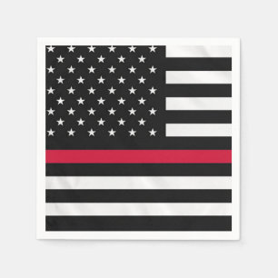 Firefighter Flag Napkin