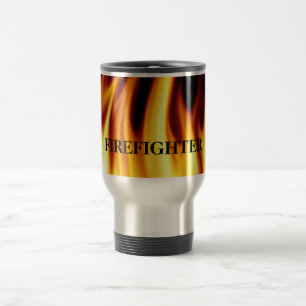 Firefighter Flames Gift Mug