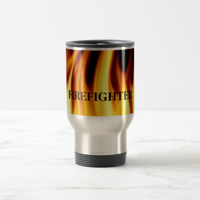 Firefighter Flames Gift Mug (Center)