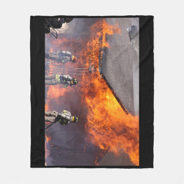 Firefighter Fleece Blanket (Front)