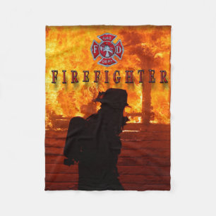 Firefighter Fleece Blanket