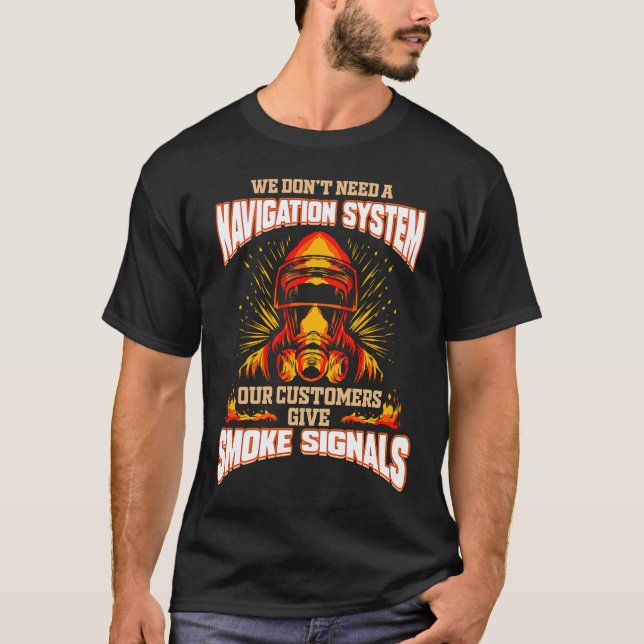 Firefighter   for Volunteer House Fire Brigade T-Shirt (Front)