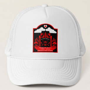 Firefighter Funeral Memorial Gift Trucker Hat