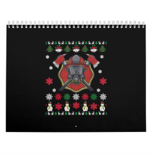 Firefighter Funny Christmas Cute Lover Gifts Calendar