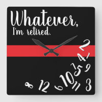 Firefighter Funny Retirement Thin Red Line