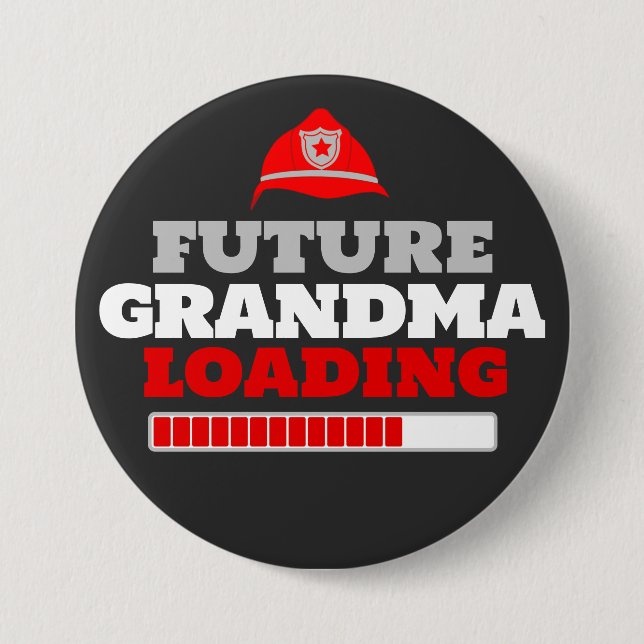 Firefighter Future Grandma Loading Shower Button (Front)