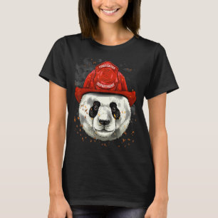 Firefighter Giant Panda Fire Department Fireman Be T-Shirt