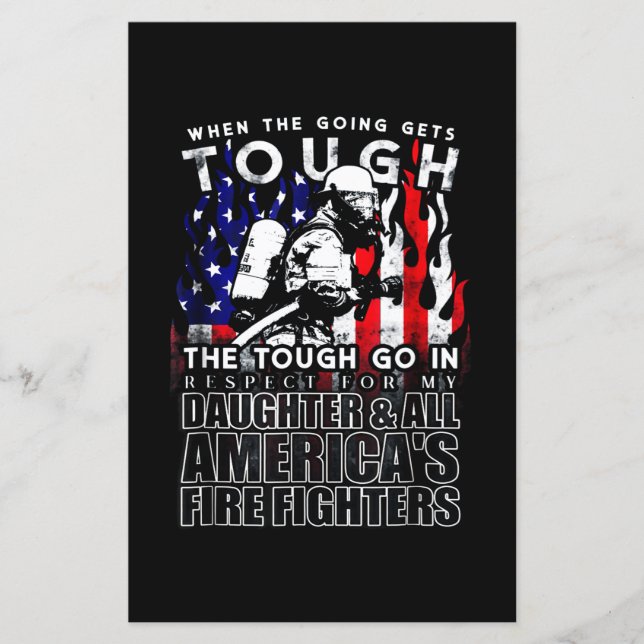 Firefighter Gift | Daughter American Firefighter (Front)
