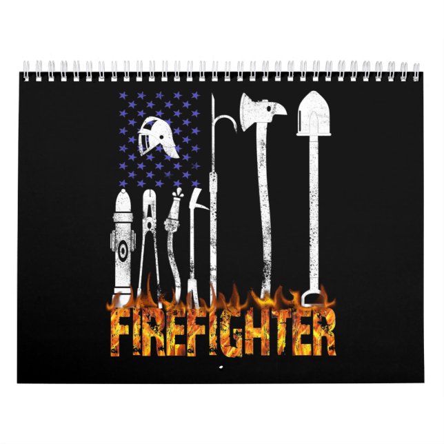 Firefighter Gift | Firefighter Lovers Gift Calendar (Cover)