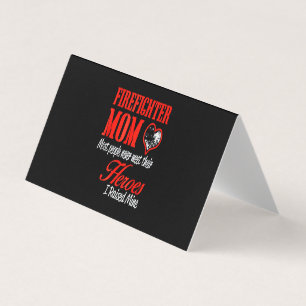 Firefighter Gift Firefighter Mum Gifts Business Card