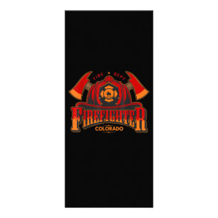 Firefighter Gift For Fireman Or Woman Rack Card