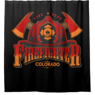 Firefighter Gift For Fireman Or Woman Shower Curtain