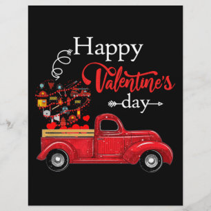 Firefighter Gift   Happy Valentine Day Firefighter Flyer