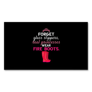 Firefighter Gift I Put Out Firefighter Magnetic Business Card