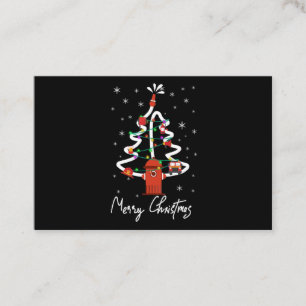 Firefighter Gift   Merry Christmas Firefighter Business Card