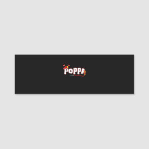 Firefighter Gift   Poppa Firefighter Gifts Name Tag