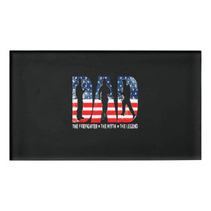 Firefighter Gift   The Firefighter The Myth Name Tag