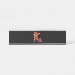 Firefighter Gift   The Man Firefighter Desk Name Plate