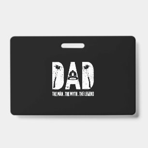 Firefighter Gift   The Man The Myth The Legend ID Badge