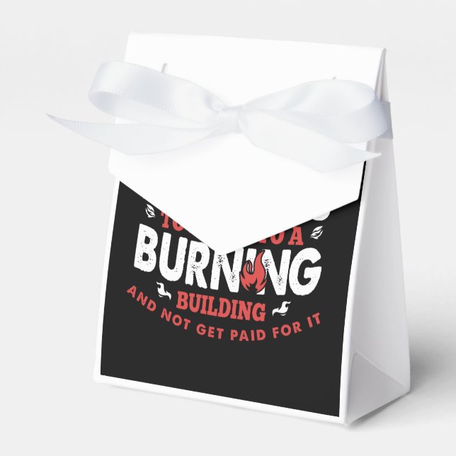 Firefighter Gift | Volunteer Firefighter Favour Box (Front Side)
