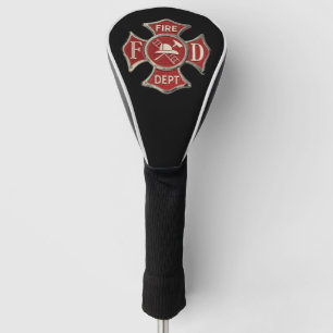 firefighter golf head cover