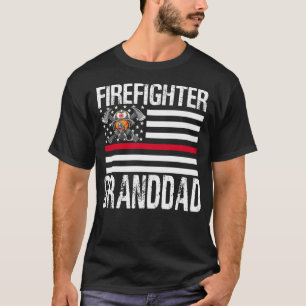 Firefighter GRANDDAD Support The Thin Red Line US  T-Shirt