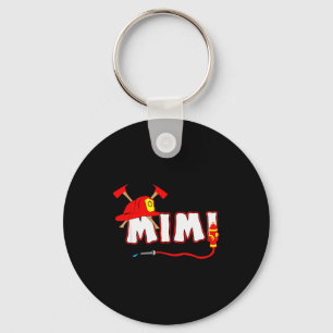 Firefighter Grandma Shirt Fire Department Hydrant Key Ring